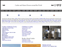 Tablet Screenshot of castlesandmanorhouses.com
